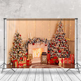 Lofaris Licht Funkeln Weihnachten Baum Kamin Weihnachten Hintergrund